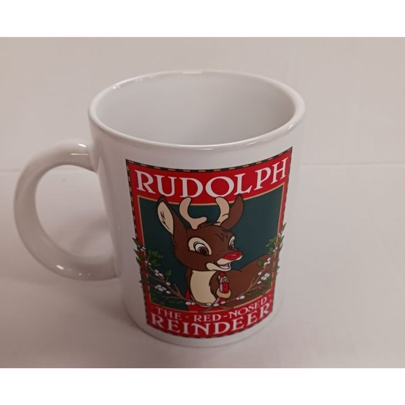 Rudolph The Red Nosed Reindeer Coffee Mug Cup - Picture 2 of 4